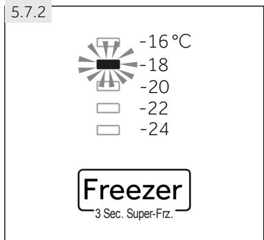HAIER CFE735CSJ - Dopasowanie temperatury w lodówce - 1