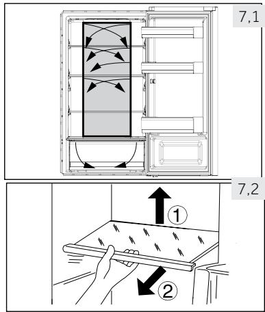 HAIER CFE735CSJ - Ripiani regolabili - 1