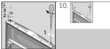 HAIER CFE735CSJ - Fasi del montaggio (Fig. 10.9): - 5