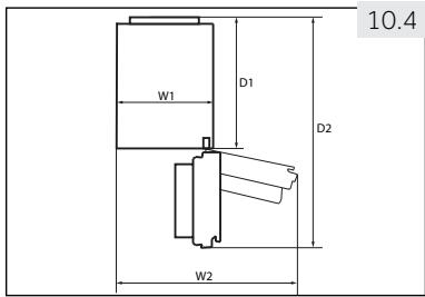 HAIER CFE735CSJ - Exigences en matière d'espace - 1