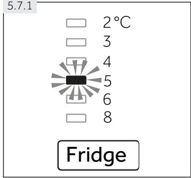 HAIER CFE735CSJ - Dopasowanie temperatury - 1