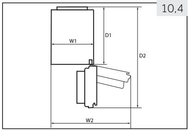 HAIER CFE735CSJ - Espacio requerido - 1