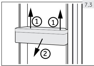 HAIER CFE735CSJ - Estantes de puerta desmontables - 1
