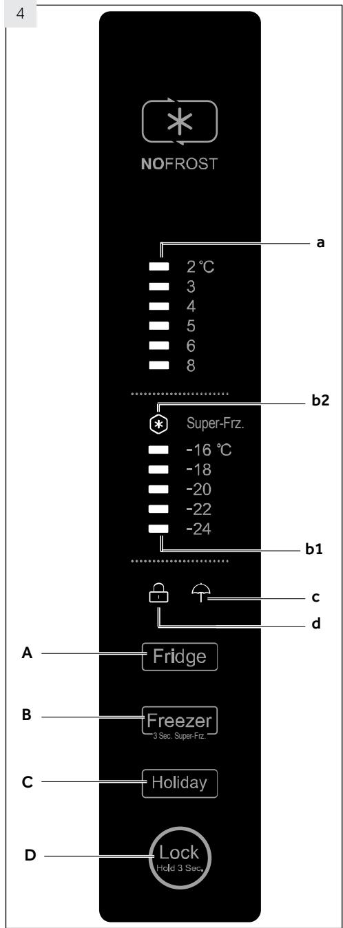 HAIER CFE735CSJ - B: Gefrierfach - 1