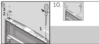 HAIER CFE735CSJ - Assembly steps (Fig. 10.9): - 5