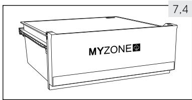 HAIER CFE735CSJ - Cajón MyZone - 1