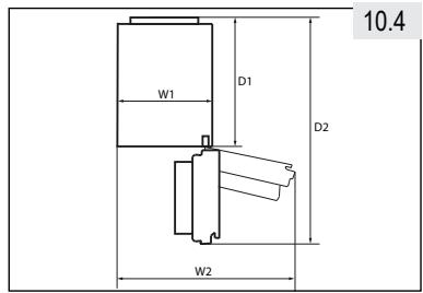 HAIER CFE735CSJ - Απαιτούμενος χώρος - 1