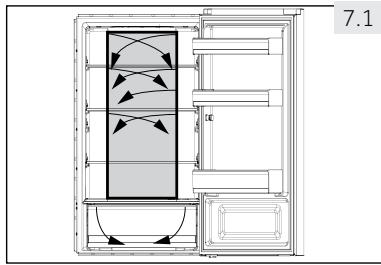 HAIER CFE735CSJ - Regulowane półki - 1