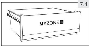 HAIER CFE735CSJ - Zdejmowane półki na drzwiach - 2