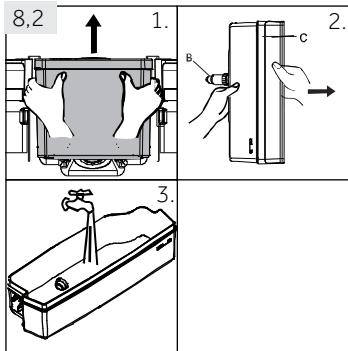 HAIER CFE735CSJ - Limpieza del depósito de agua (II.8.2) - 1
