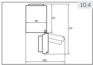 HAIER CFE735CSJ - Ventilaton cross-section - 1