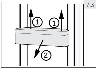 HAIER CFE735CSJ - Prateleiras amovíveis da porta - 1