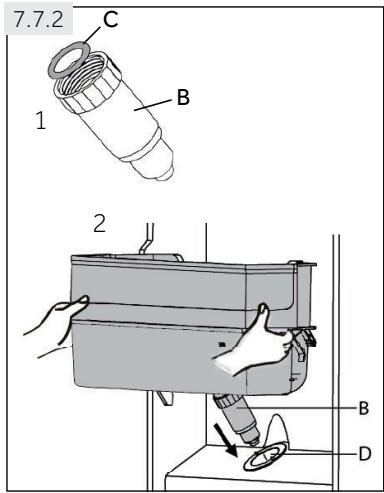 HAIER CFE735CSJ - Togliere il serbatoio dell'acqua - 1