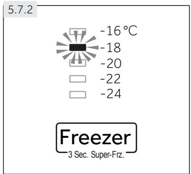HAIER CFE735CSJ - Ajustar a temperatura do frigorífico - 1