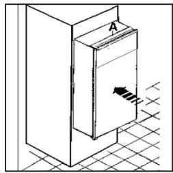 INDESIT IN D 2040 AA - Sliding door installation - 1