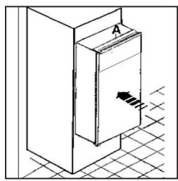 INDESIT IN D 2040 AA - Installatie schuifdeur - 1