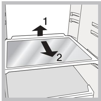 INDESIT TIAA 12 V X - PRATELEIRAS: vidro ou de grade. - 1