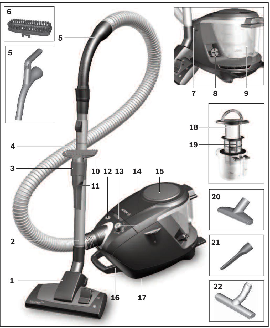 BOSCH BGS7MS64 - BGS7MS64--B - BOSCH - 1
