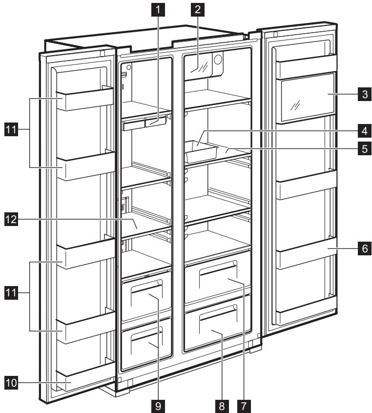 ELECTROLUX EAL6240AOU - Schowek na drzwiach - 1