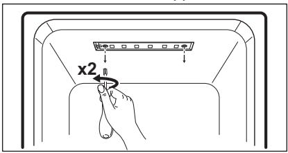 ELECTROLUX EAL6240AOU - Changement de l'ampoule d'éclairage du congélateur et du réfrigérateur - 2