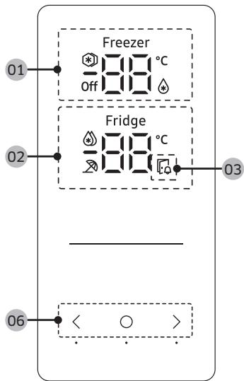 SAMSUNG RS68A8830S9 - Functietoetsen - 3