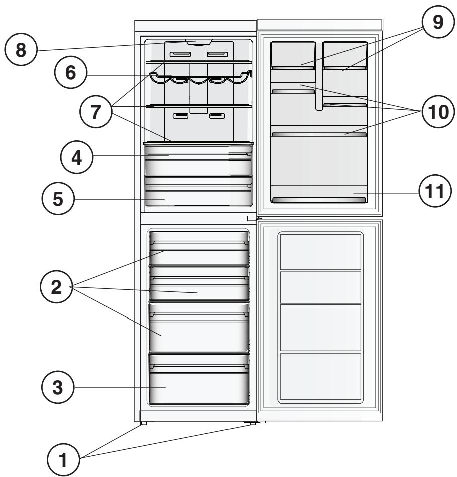 HOTPOINT BCB 7030 AAA F C O3 - Geräteansicht - 1