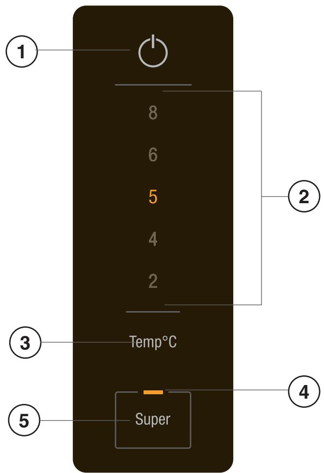 HOTPOINT BCB 7030 AAA F C O3 - FRIDGE temperature setting - 1