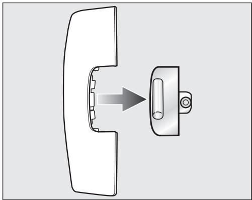 MIELE TWR780WP - Changer le système de fermeture de porte du sèche-linge - 4