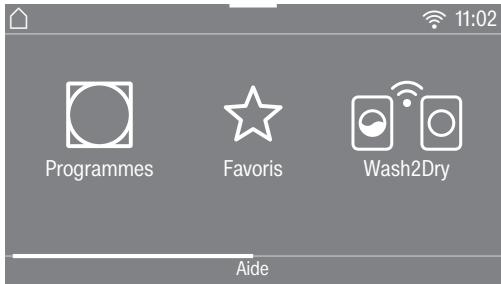 MIELE TWR780WP - Menu principal - 1