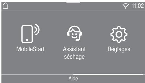 MIELE TWR780WP - Menu principal - 2