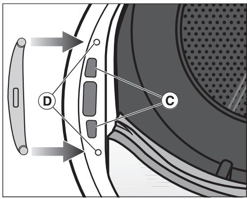 MIELE TWR780WP - Changer le système de fermeture de porte du sèche-linge - 2