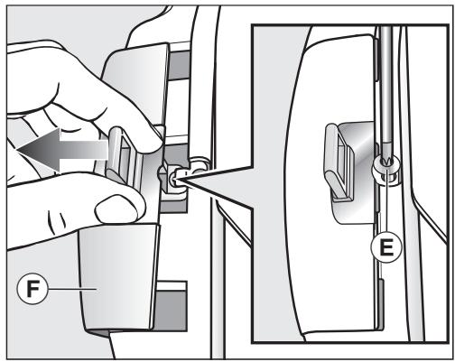 MIELE TWR780WP - Changer le système de fermeture de porte du sèche-linge - 3