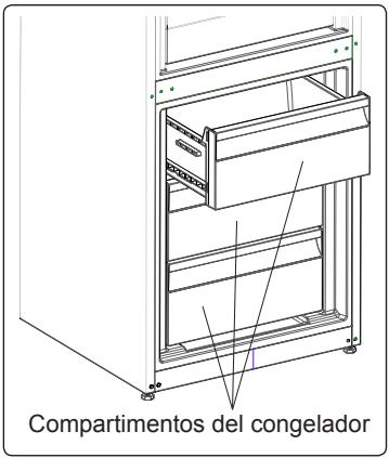 AEG-ELECTROLUX RCB63426TX - Quitar el compartmento del congelador: - 3