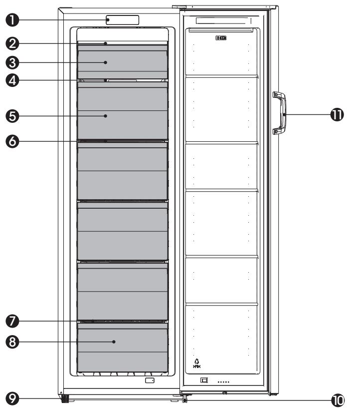 HISENSE FV245N4AD1 - Beschreibung des Geräts - 1