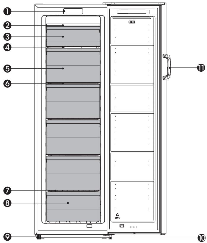 HISENSE FV245N4AD1 - Beschrijving van het apparatus - 1