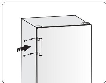 HISENSE FV245N4AD1 - Installazione della maniglia - 1