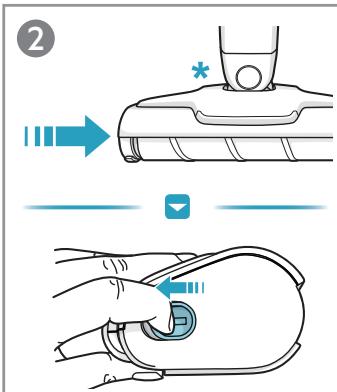 Diagram illustrating a step in a device operation: adding liquid, then applying a valve to a hand.