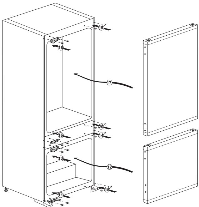 BEKO BCNA306E2S  -  BCNA306E3SN - Obrátenie dverí - 2