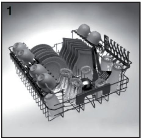 HOOVER HDSN2D620PX - Using the upper basket - 3