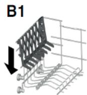 HOOVER HDSN2D620PX - Using the upper basket - 5