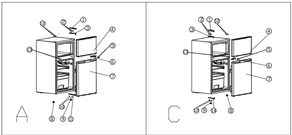 OCEANIC 2DT70B - DESCRIPTION OF THE APPLIANCE - 2