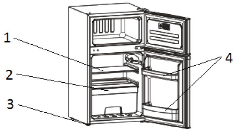 OCEANIC 2DT70B - DESCRIPTION OF THE APPLIANCE - 1