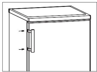 HISENSE FV105D4BW2 - Installing the door handle - 3