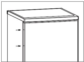 HISENSE FV105D4BW2 - Installing the door handle - 1