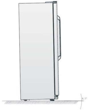HISENSE RQ562N4GB1 - Nivellierung des Gerätes - 1