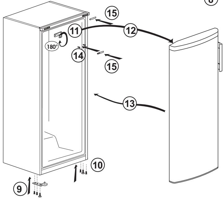 BEKO RSSE445K21XB - 3.6.Aufstellung und Installation - 2