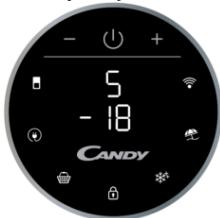CANDY CMGN 6184BWD - ALARM OTWARTYCH DRZWICZEK CHLODZIARKI: - 1