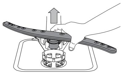 HOTPOINT HFC3C34W - HFC 3C34 W - CLEANING THE SPRAY ARMS - 2
