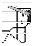 HOTPOINT HFC3C34W - HFC 3C34 W - FOLDABLE FLAPS WITH ADJUSTABLE POSITION - 2