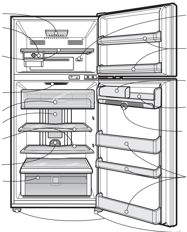 HISENSE RQ689N4AC1 - Compartiment refrigerateur - 1